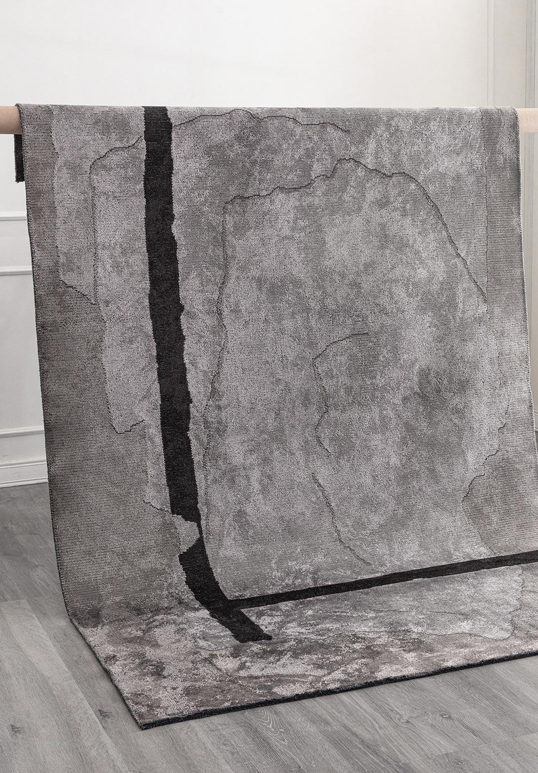 SALAMANCA BLACK - DARK GREY - LIGHT GREY RUG