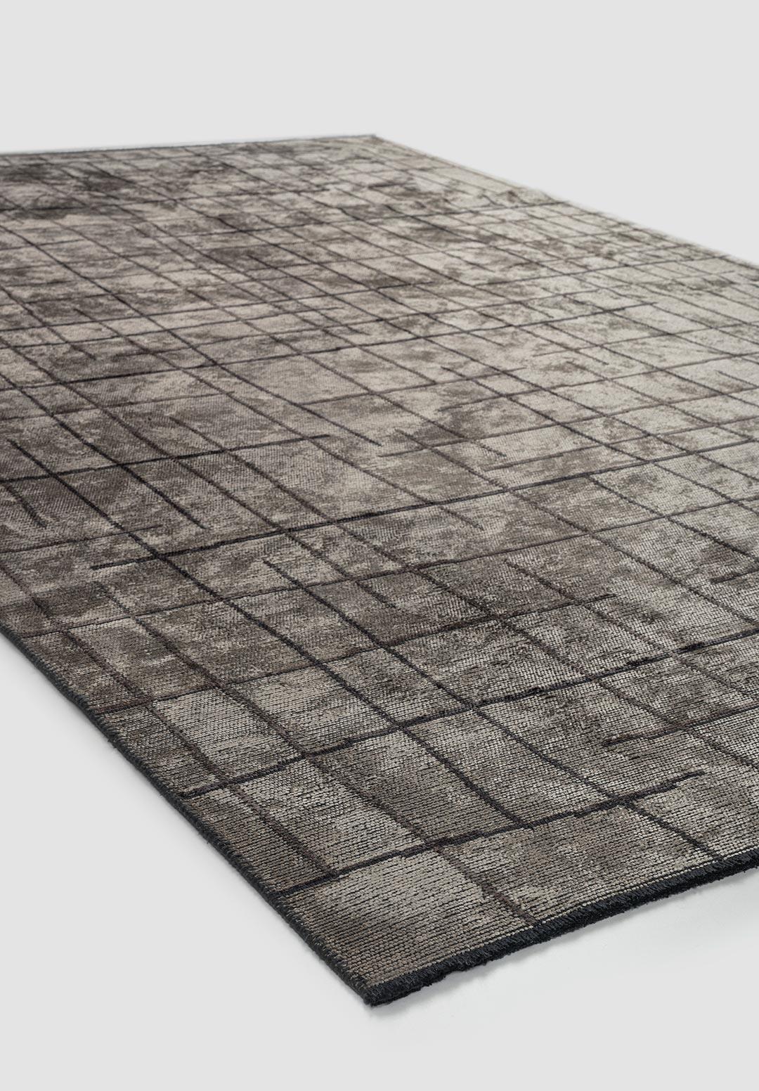 BROOKLYN CHARCOAL - CREAM - DARK GREY RUG