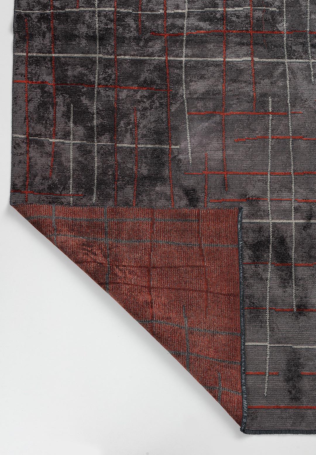 BROOKLYN BEIGE - CHARCOAL - DARK TERRA RUG