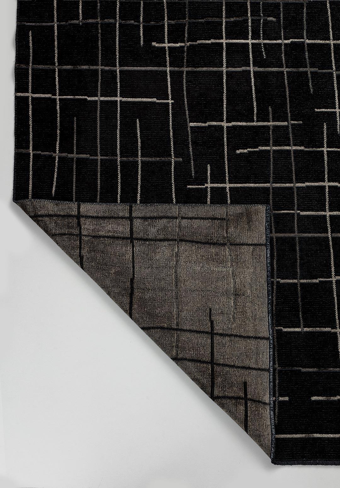 BROOKLYN ANTHRACITE - BLACK - BEIGE RUG