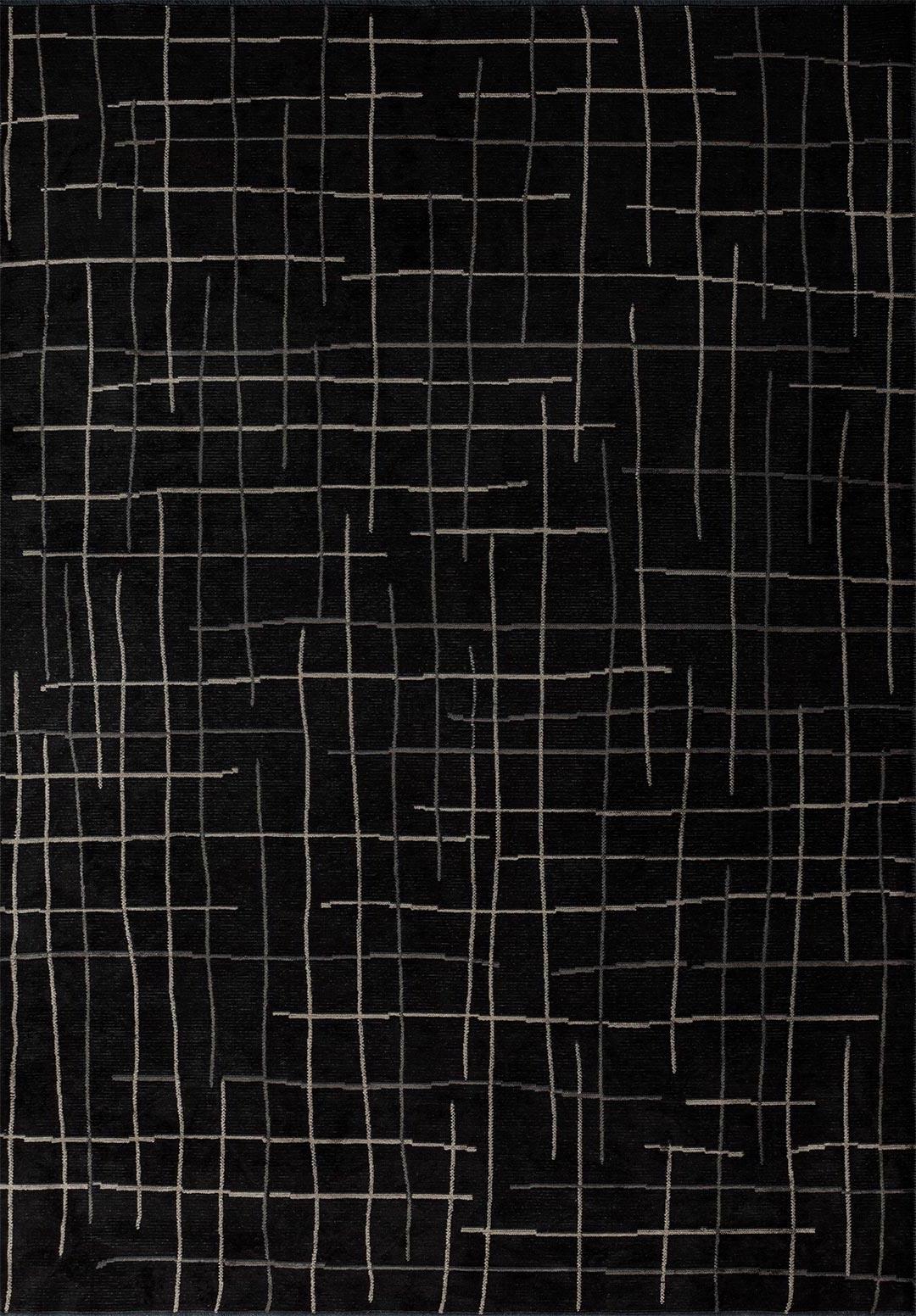 BROOKLYN ANTHRACITE - BLACK - BEIGE RUG