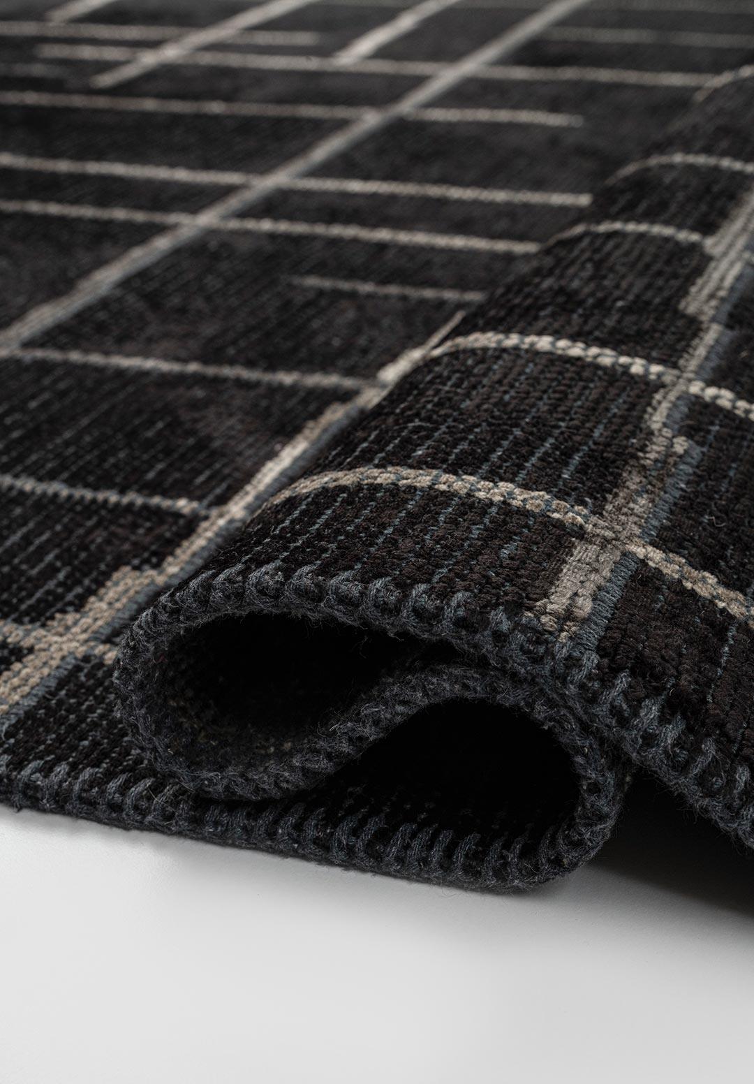 BROOKLYN ANTHRACITE - BLACK - BEIGE RUG