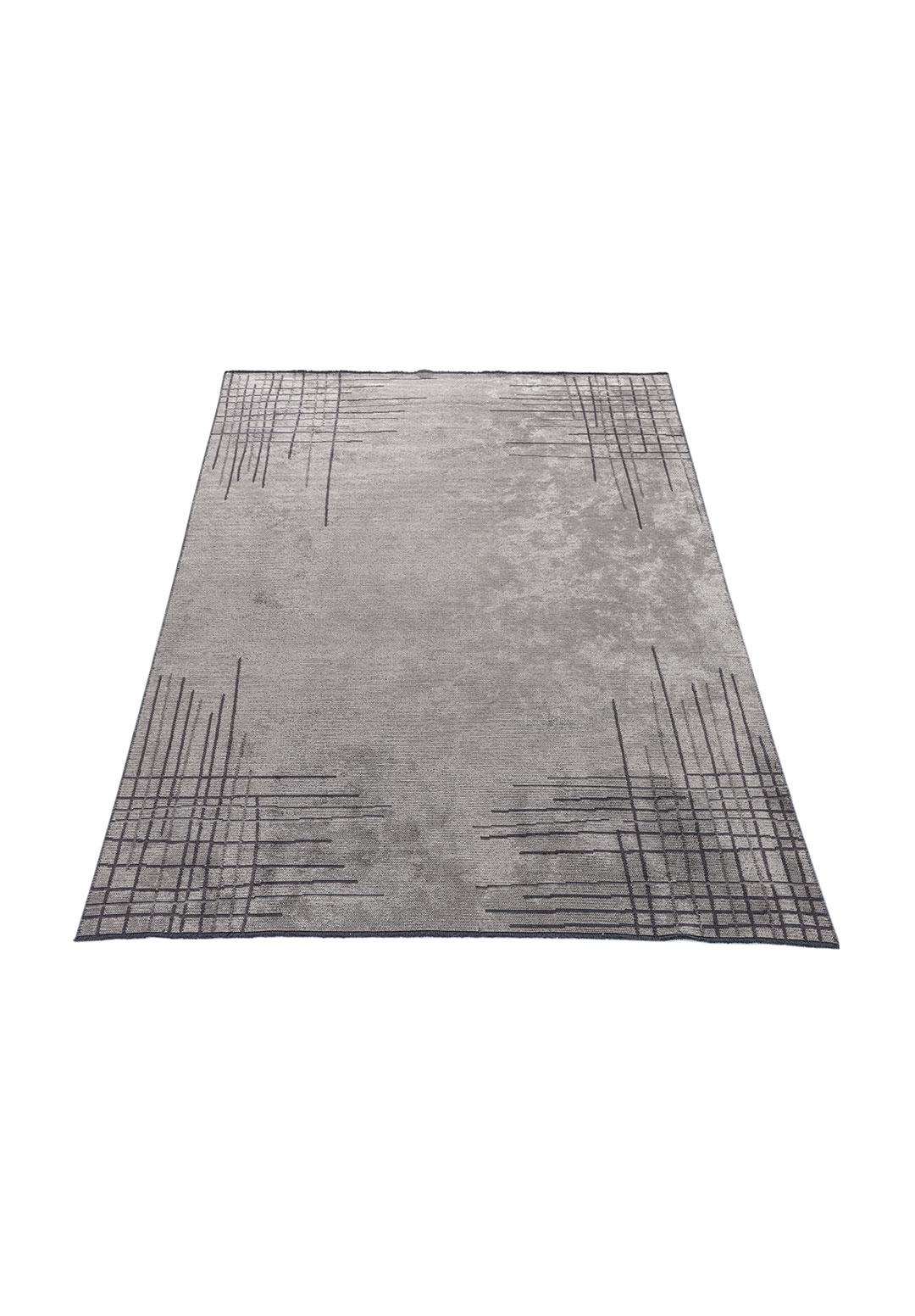 MANHATTAN CREAM - DARK GREY - CHARCOAL RUG