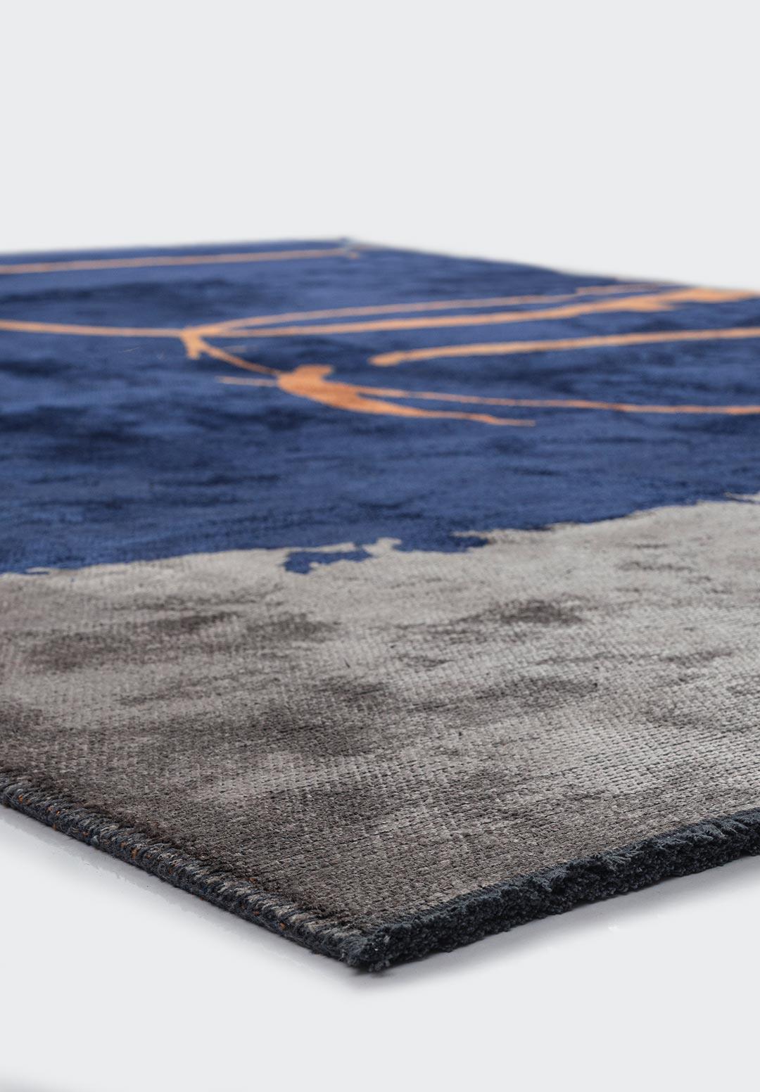 MUNICH DARK NAVY - DARK GREY - TERRA RUG