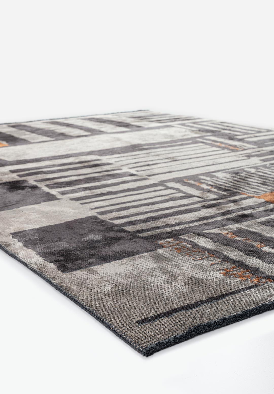 OXFORD CHARCOAL - TERRA - GREY RUG