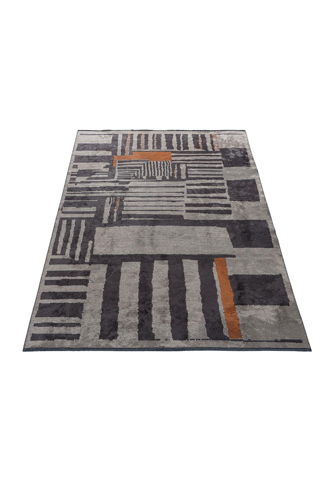OXFORD CHARCOAL - TERRA - GREY RUG