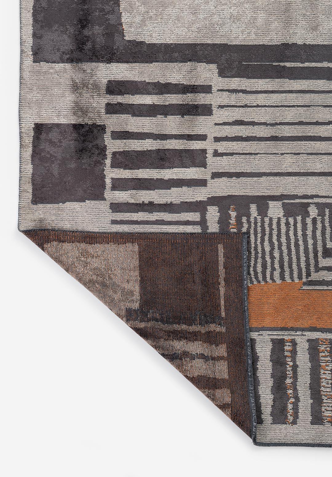 OXFORD CHARCOAL - TERRA - GREY RUG