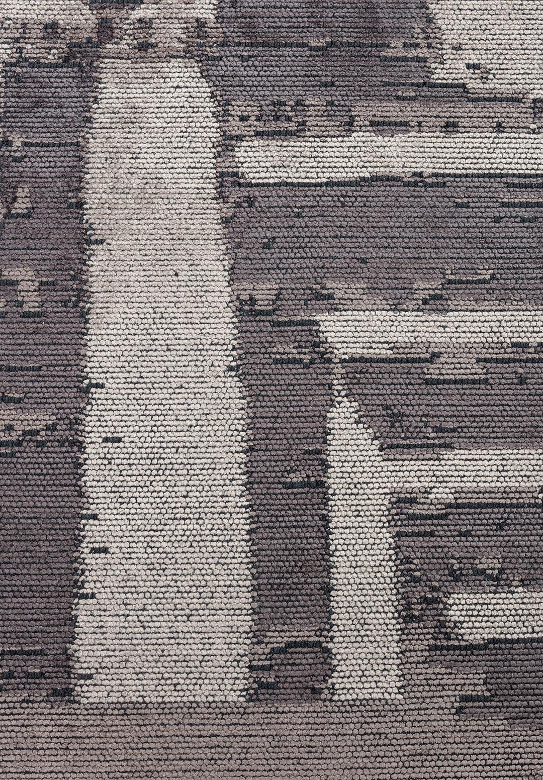 CAMBRIDGE CHARCOAL - DARK GREY - CREAM RUG