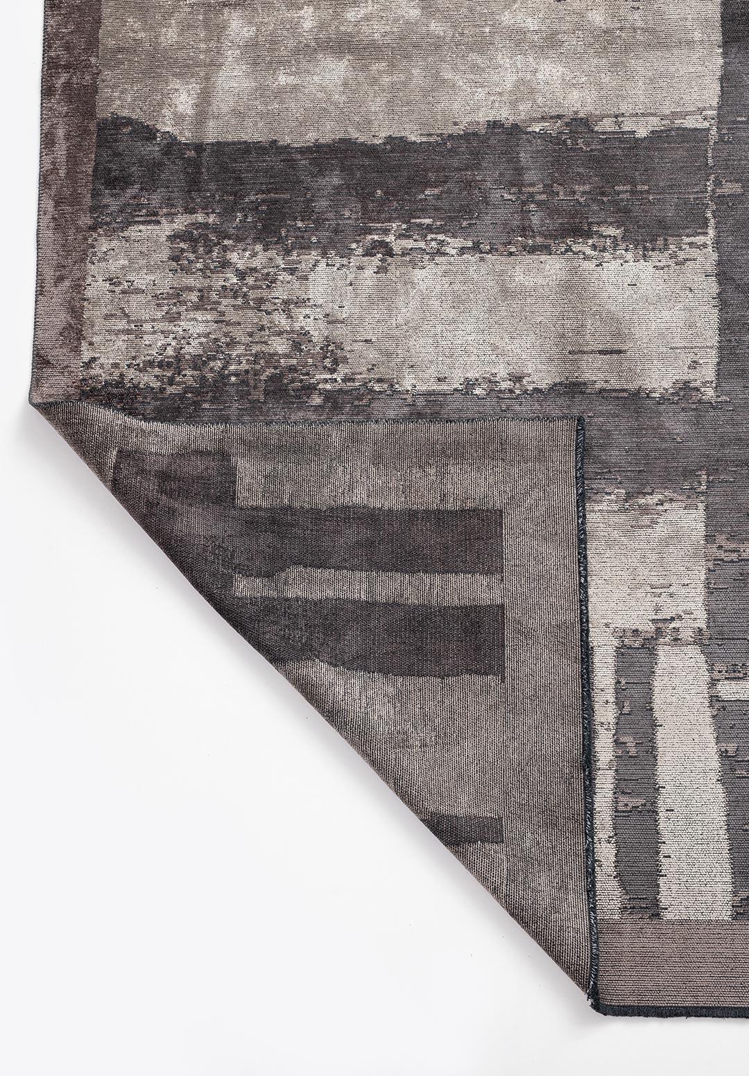 CAMBRIDGE CHARCOAL - DARK GREY - CREAM RUG