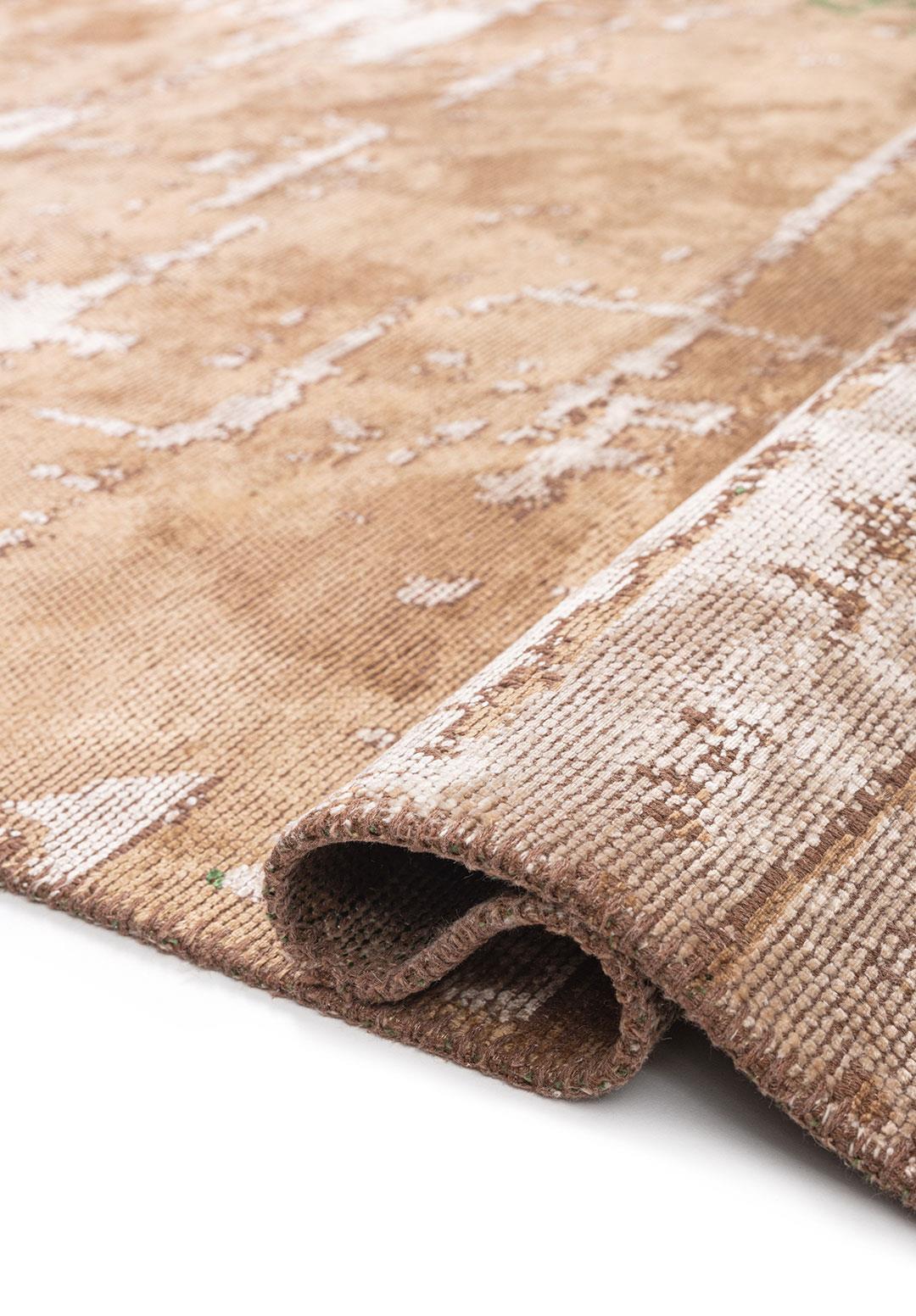 VOLOS FOREST GREEN - DARK BEIGE - BONE RUG