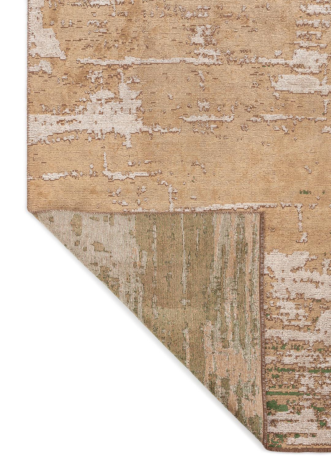 VOLOS FOREST GREEN - DARK BEIGE - BONE RUG