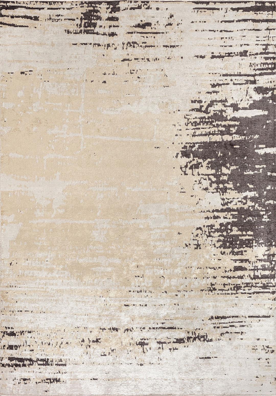 VOLOS CHARCOAL - CREAM - ECRU RUG