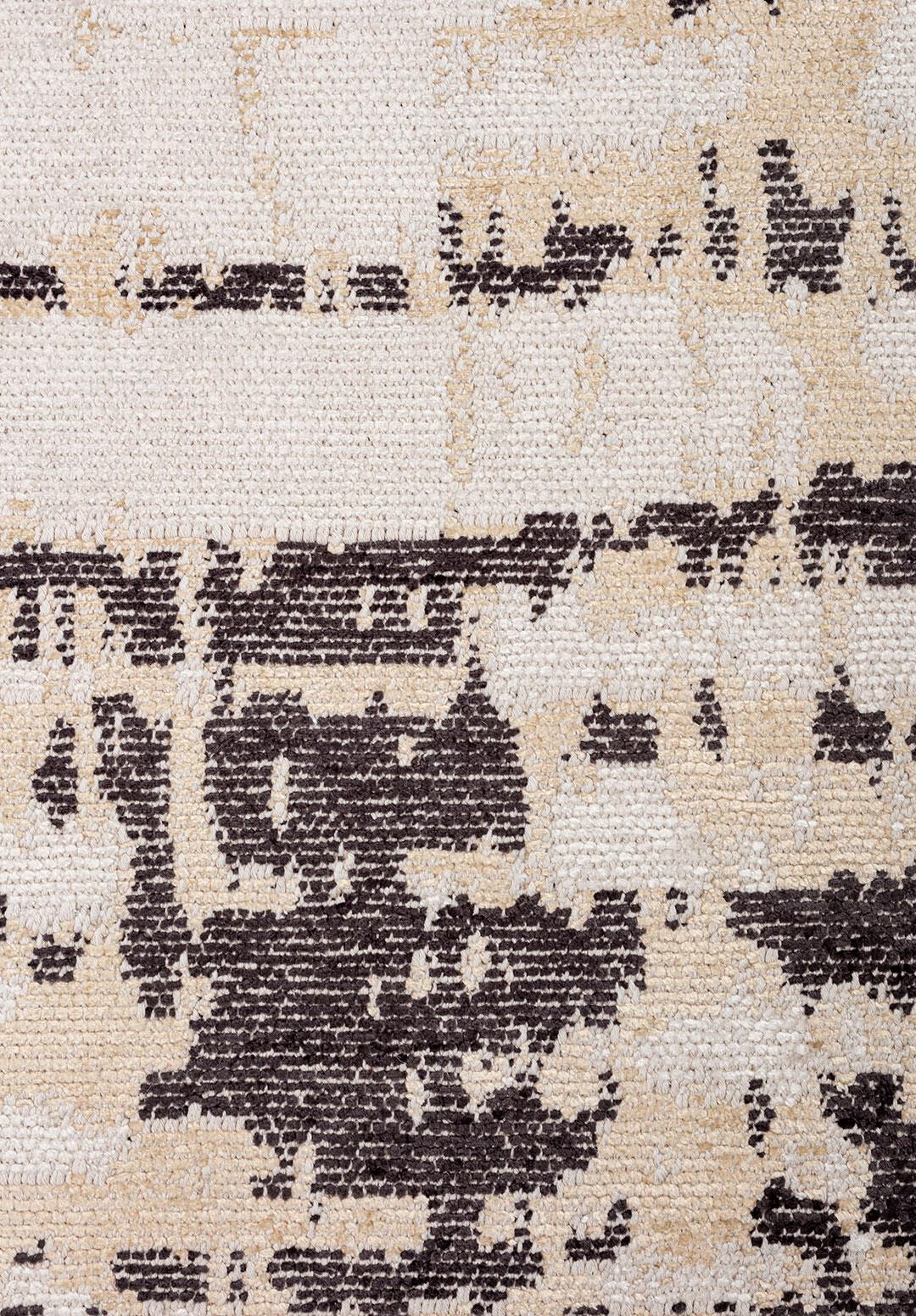 VOLOS CHARCOAL - CREAM - ECRU RUG