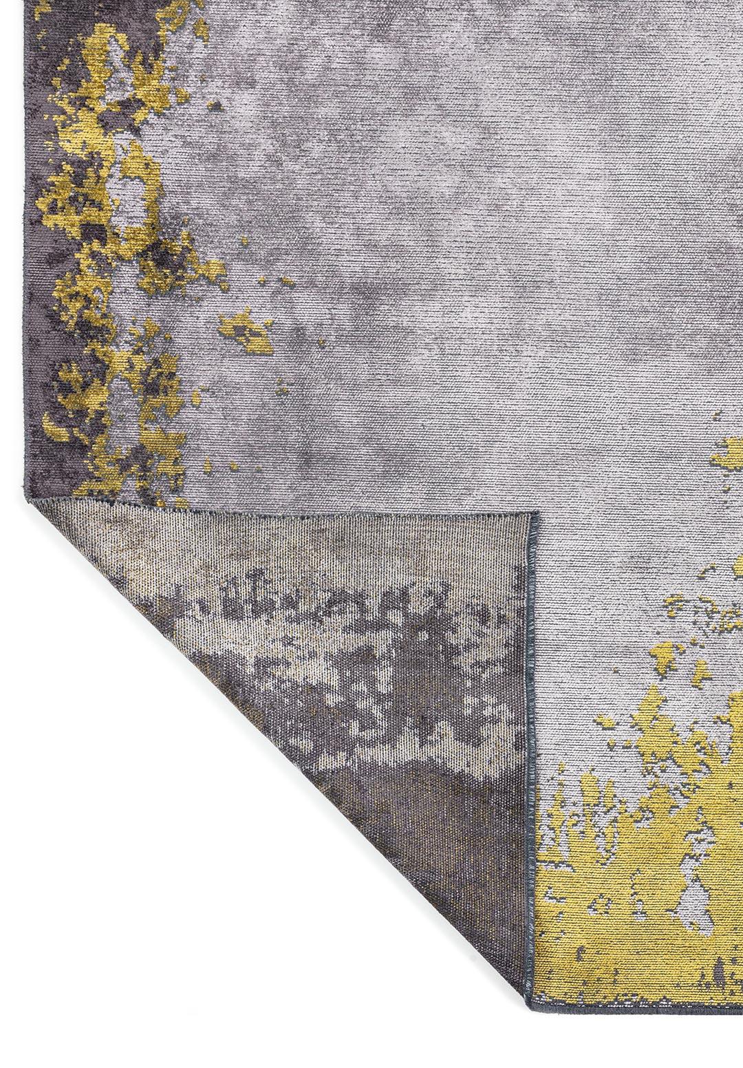 STOCKHOLM YELLOW - CHARCOAL - LIGHT GREY RUG