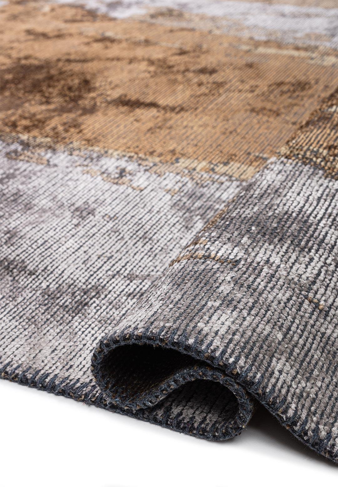 CANNES CACAO - LIGHT BROWN - MINK - LIGHT GREY RUG