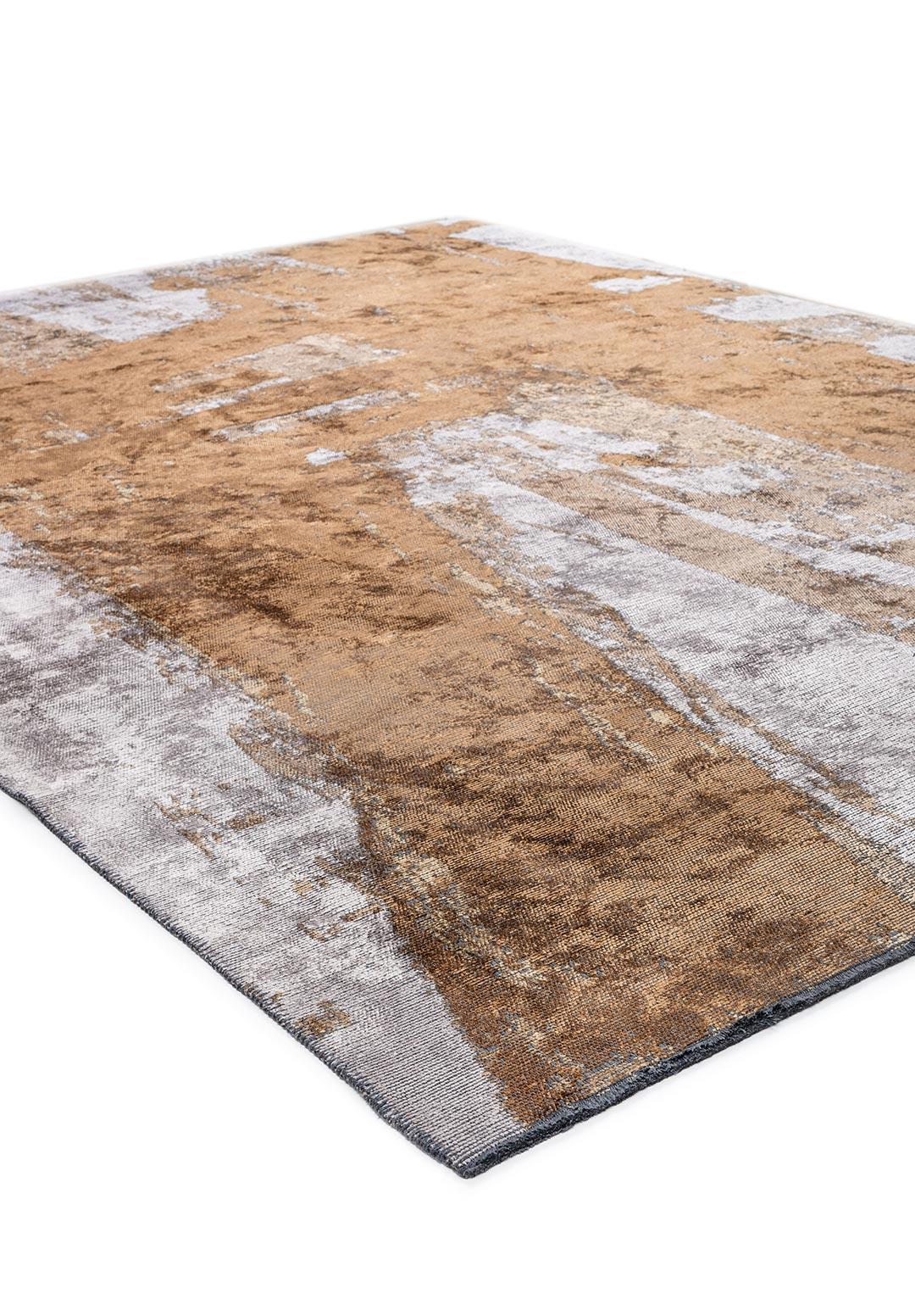 CANNES CACAO - LIGHT BROWN - MINK - LIGHT GREY RUG