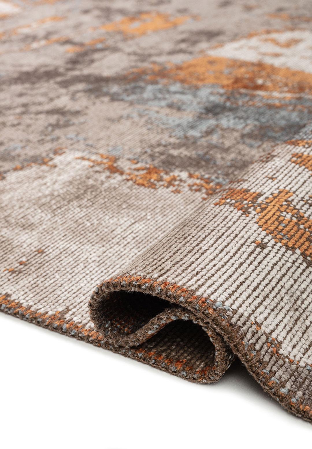 CANNES DARK GREY - BLUE - TERRA - BONE RUG