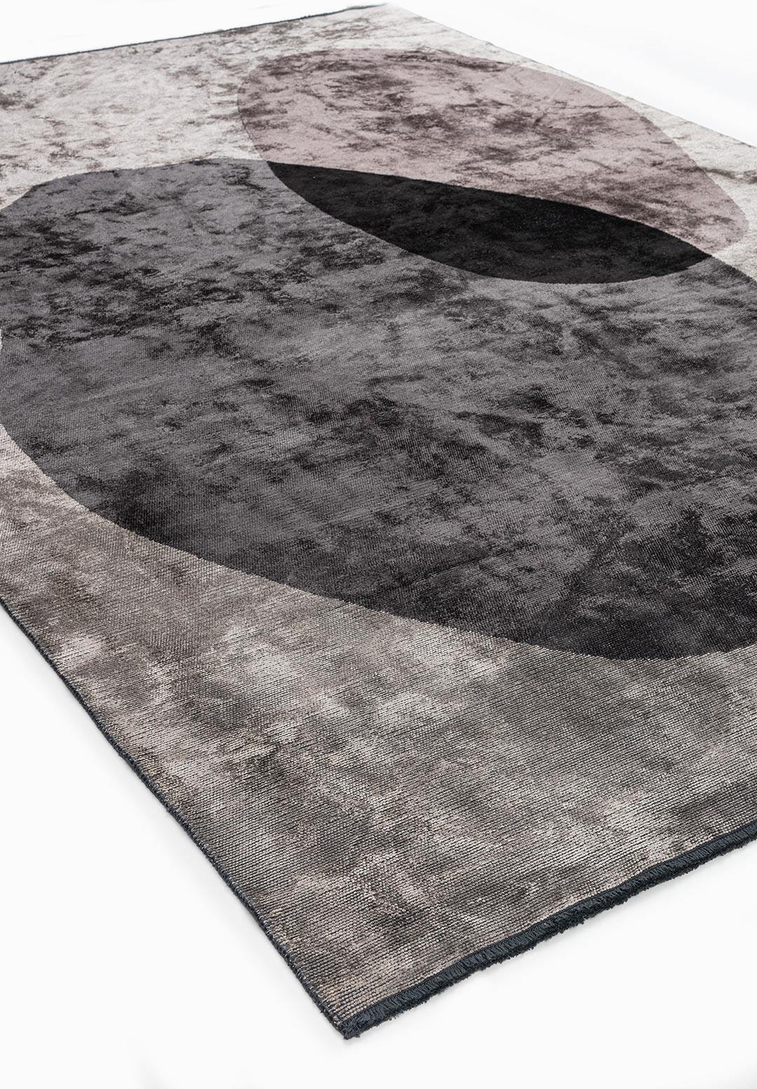 MARSEILLE BLACK - CHARCOAL - DARK GREY - CREAM RUG