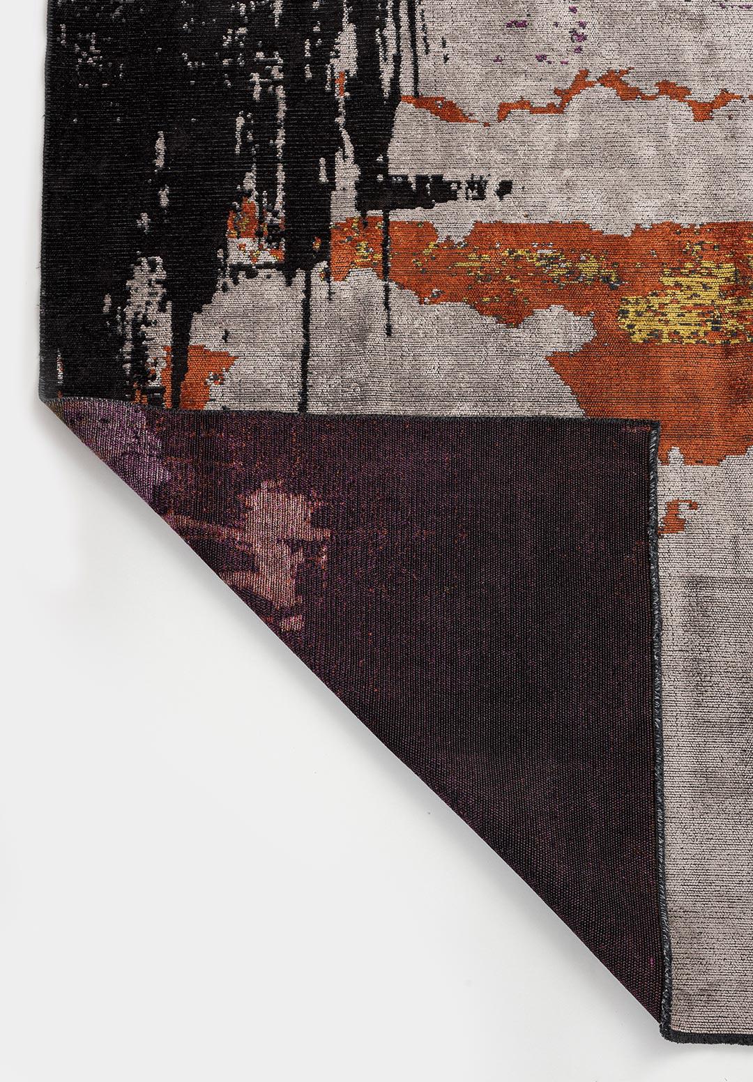 PO BLACK - PURPLE - RED - RUST - YELLOW - LIGHT GREY RUG