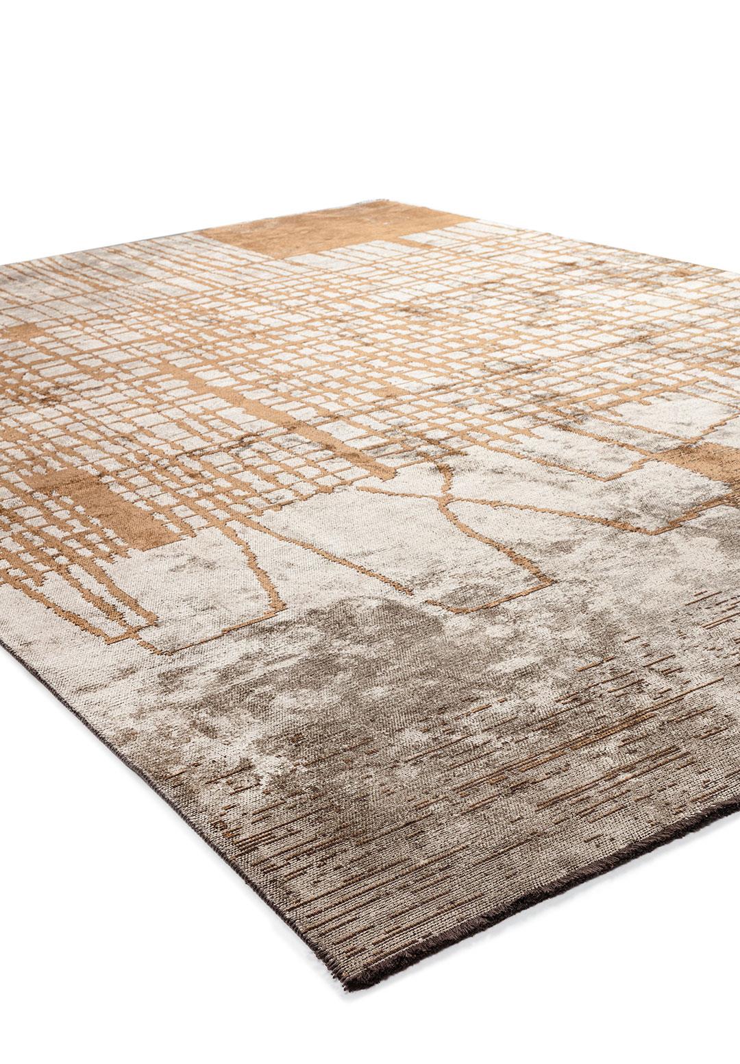 EDINBURGH CACAO - COPPER - CREAM RUG