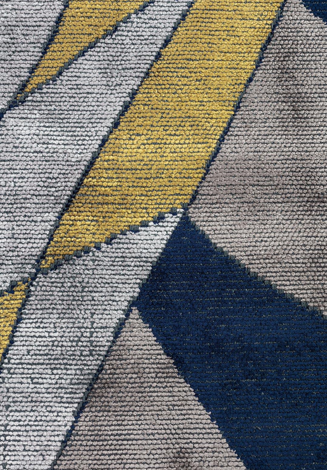 JERSEY DARK NAVY - DARK GREY - LIGHT GREY - GOLD RUG