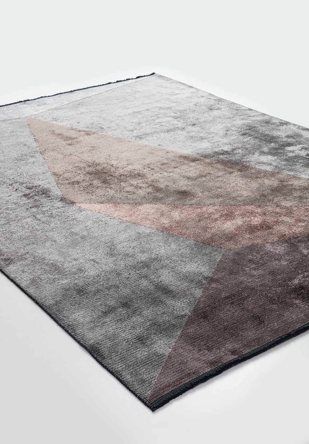 LONDON DARK GREY - GREY - NOUGAT - COPPER - LIGHT GREY RUG