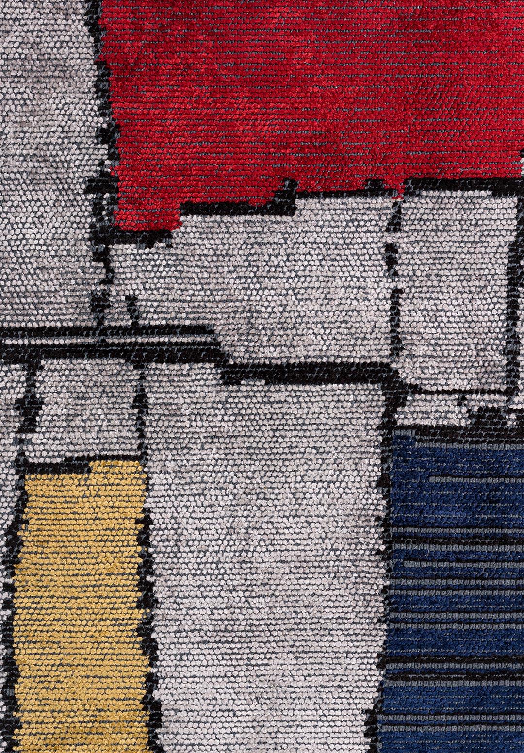 BRISTOL BLACK - DARK NAVY - RED - GOLD - BLUE - LIGHT GREY RUG