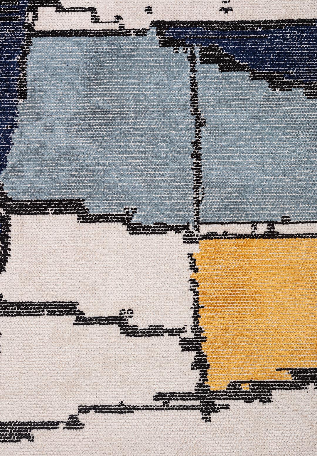 BRISTOL BLACK - DARK NAVY - RED - GOLD - BLUE - ECRU RUG