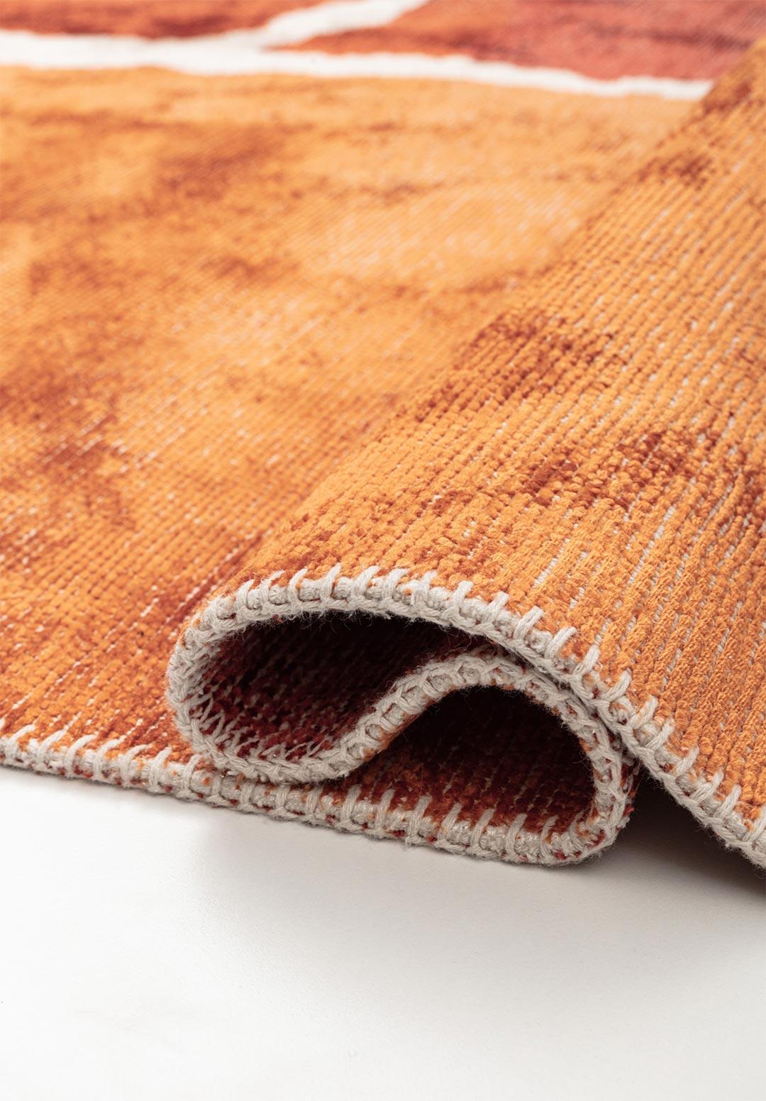 LOS ANGELES DARK TERRA - RUST - MUSTARD - TERRA - ECRU RUG