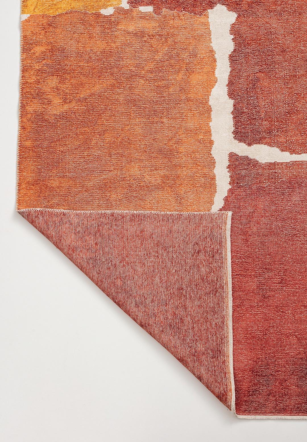 LOS ANGELES DARK TERRA - RUST - MUSTARD - TERRA - ECRU RUG