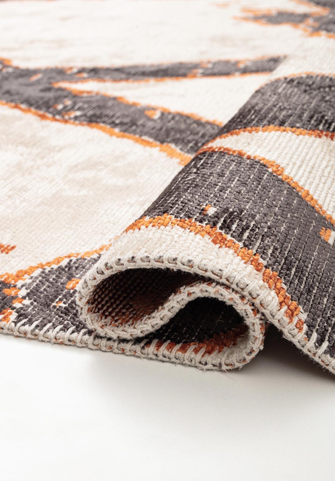 DORTMUND CHARCOAL - TERRA - ECRU RUG