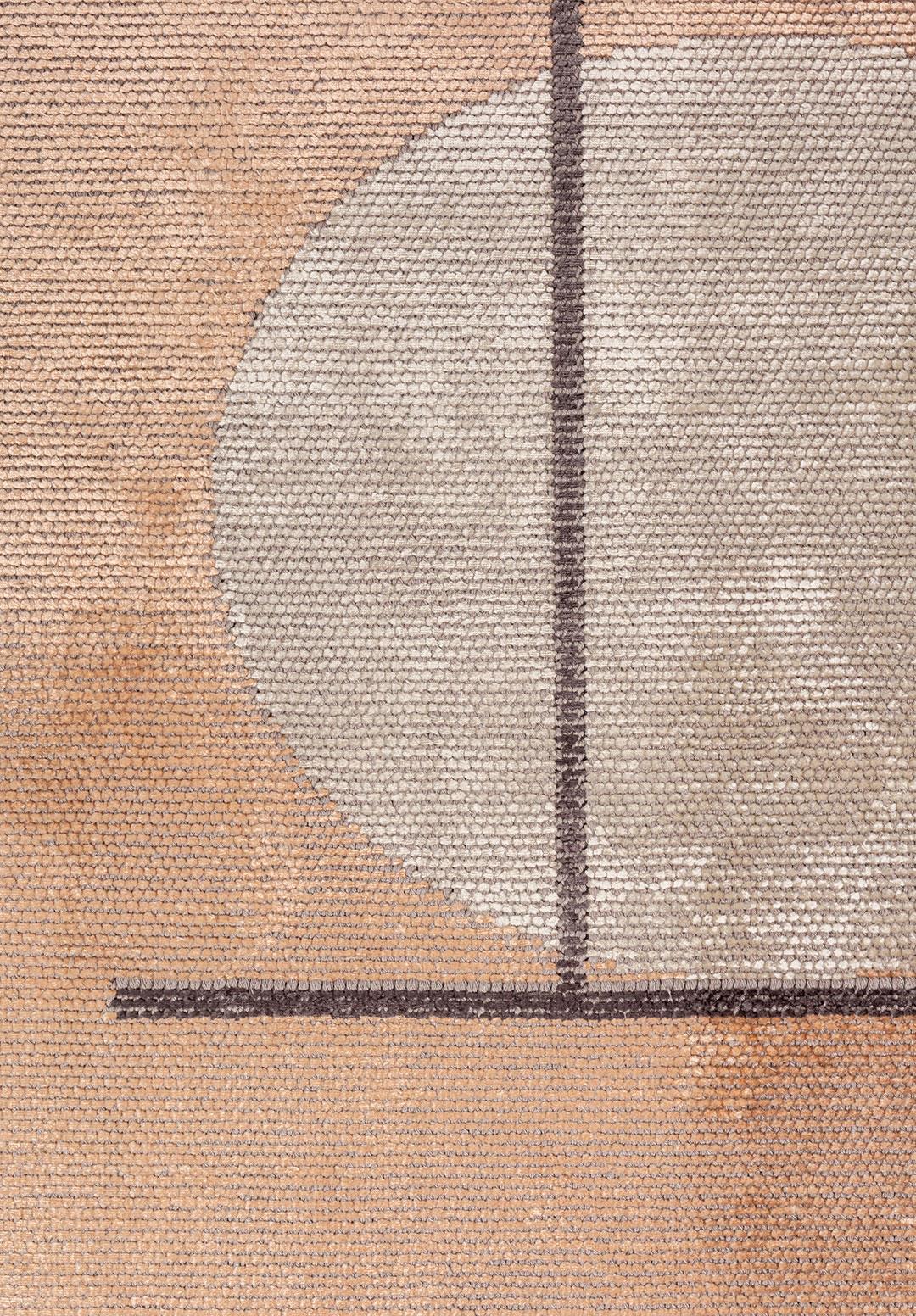 CIRCUS CHARCOAL - COPPER - BONE RUG