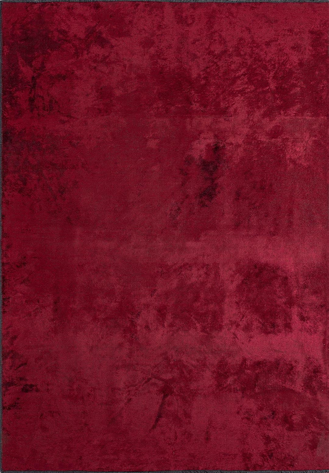 PLAIN RED (A) RUG