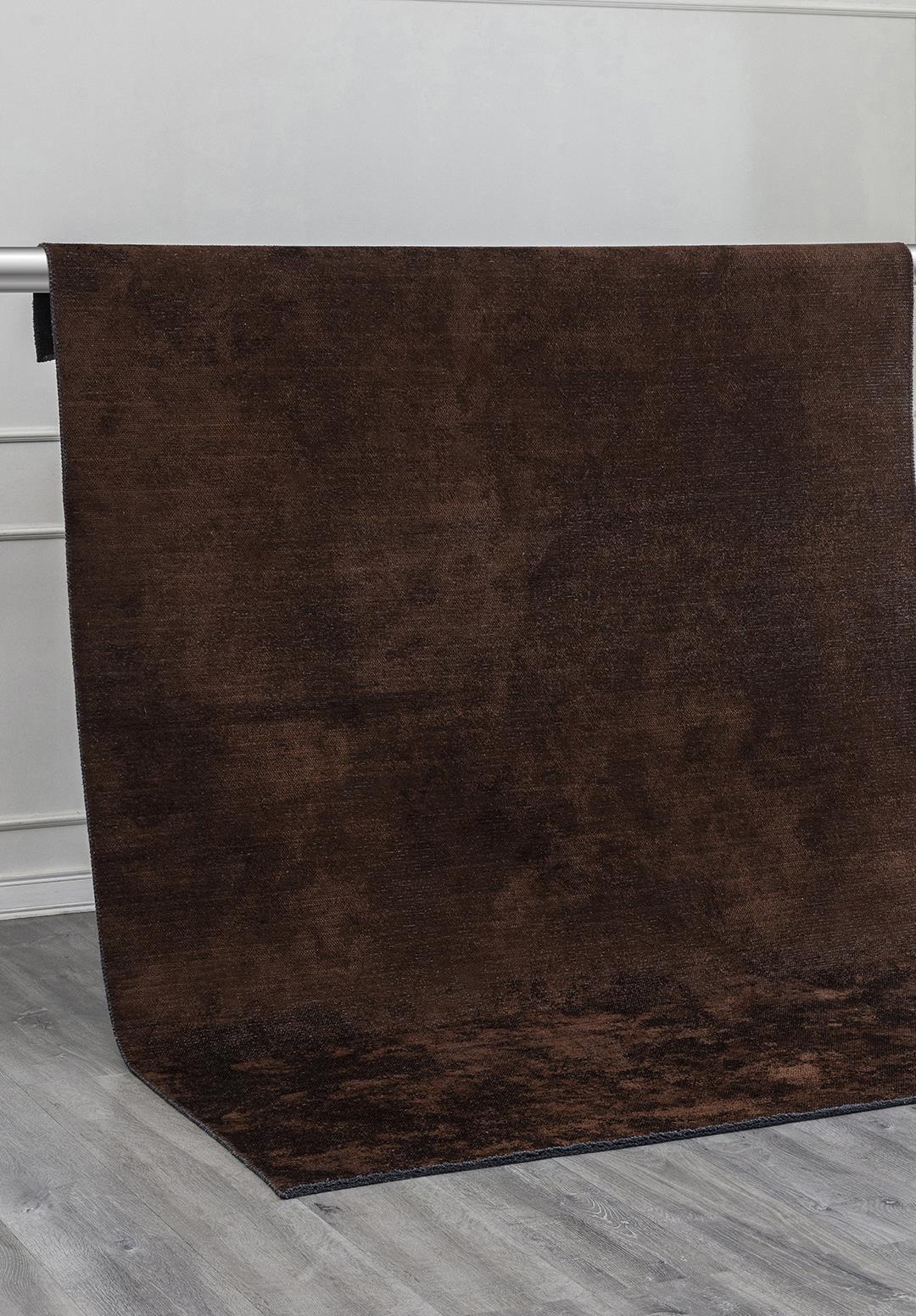 PLAIN DARK BROWN (A) RUG