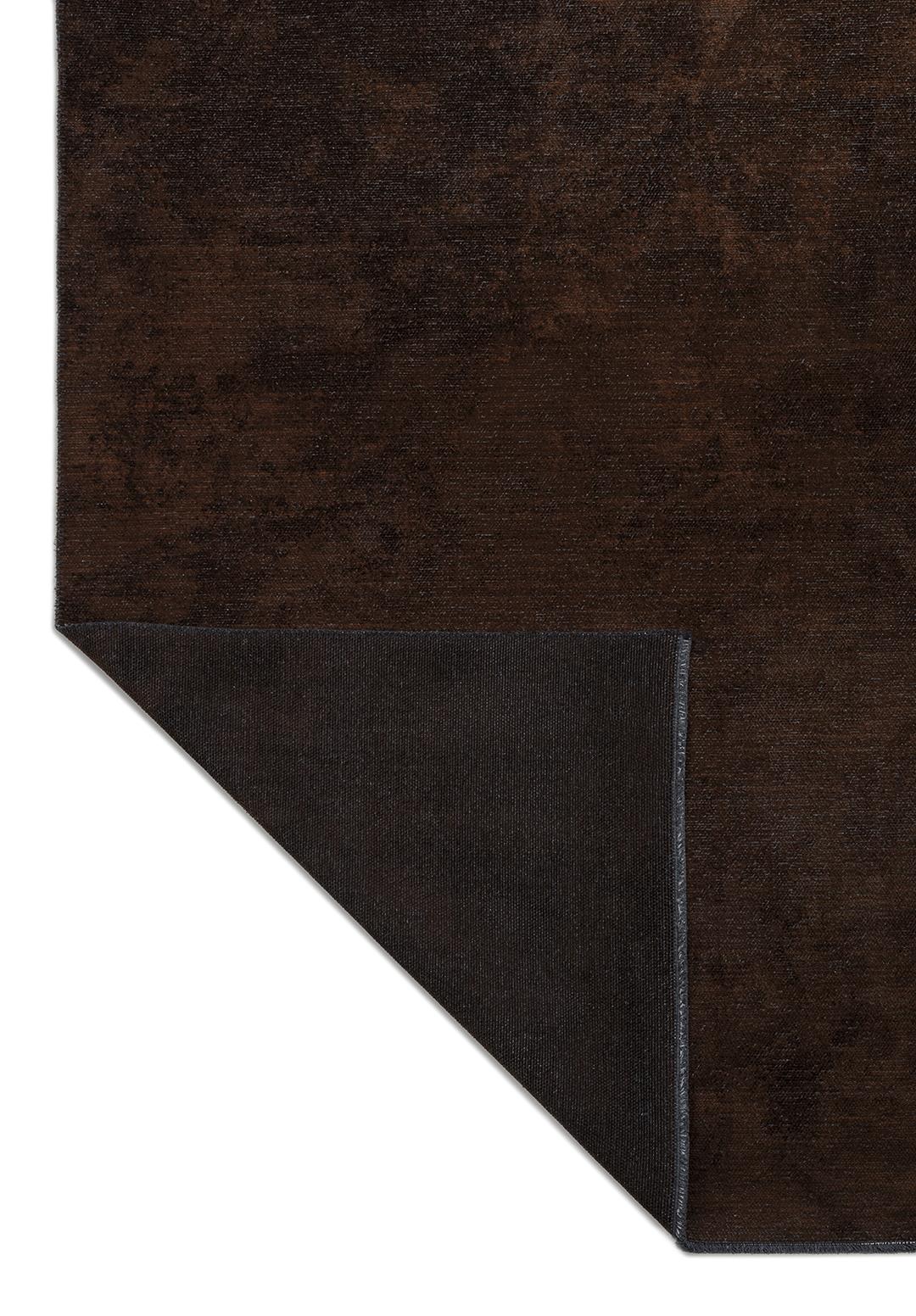 PLAIN DARK BROWN (A) RUG