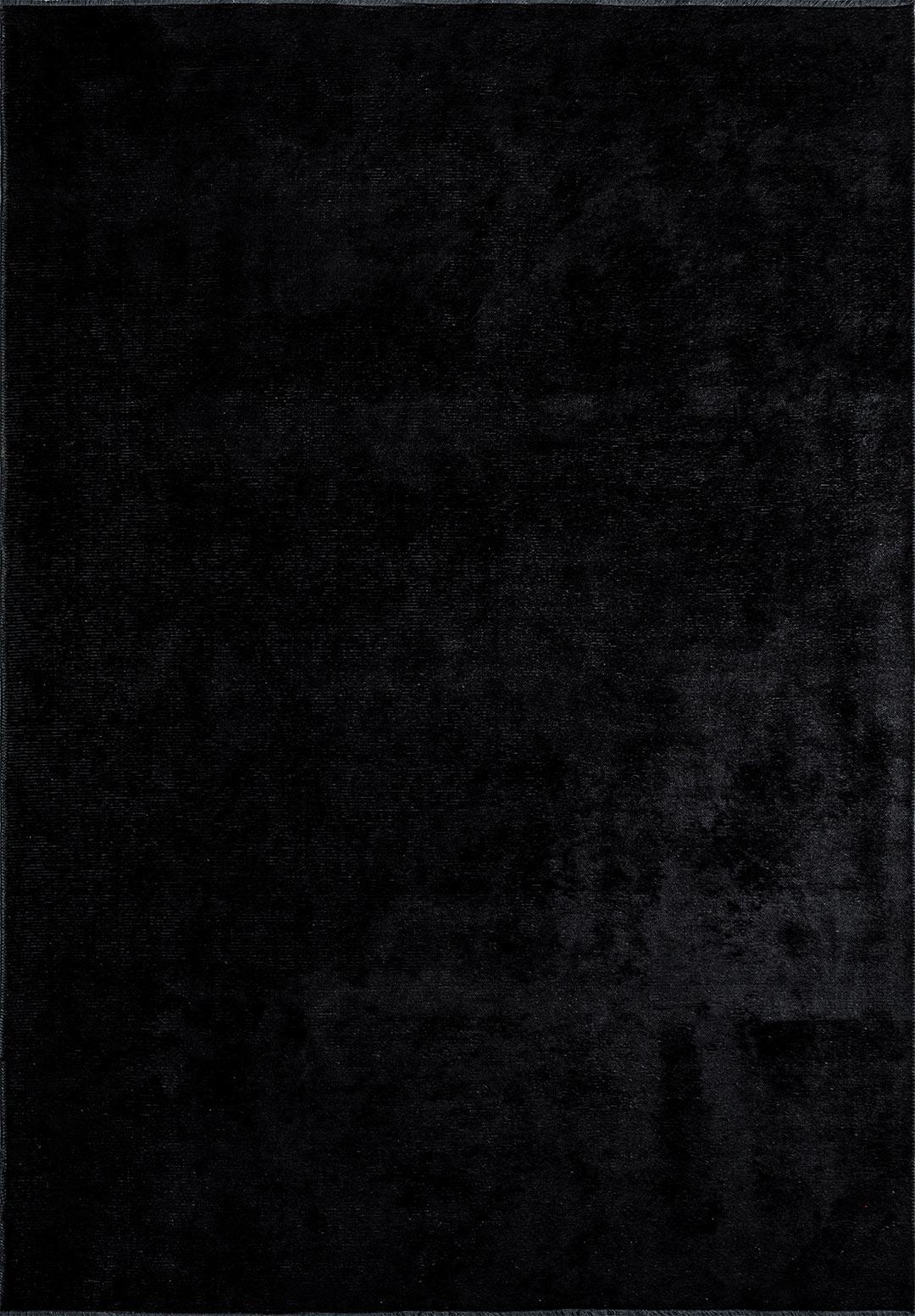 PLAIN BLACK (A) RUG