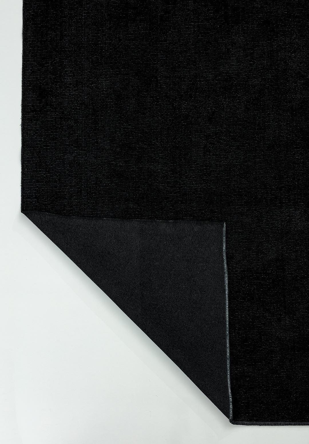 PLAIN BLACK (A) RUG
