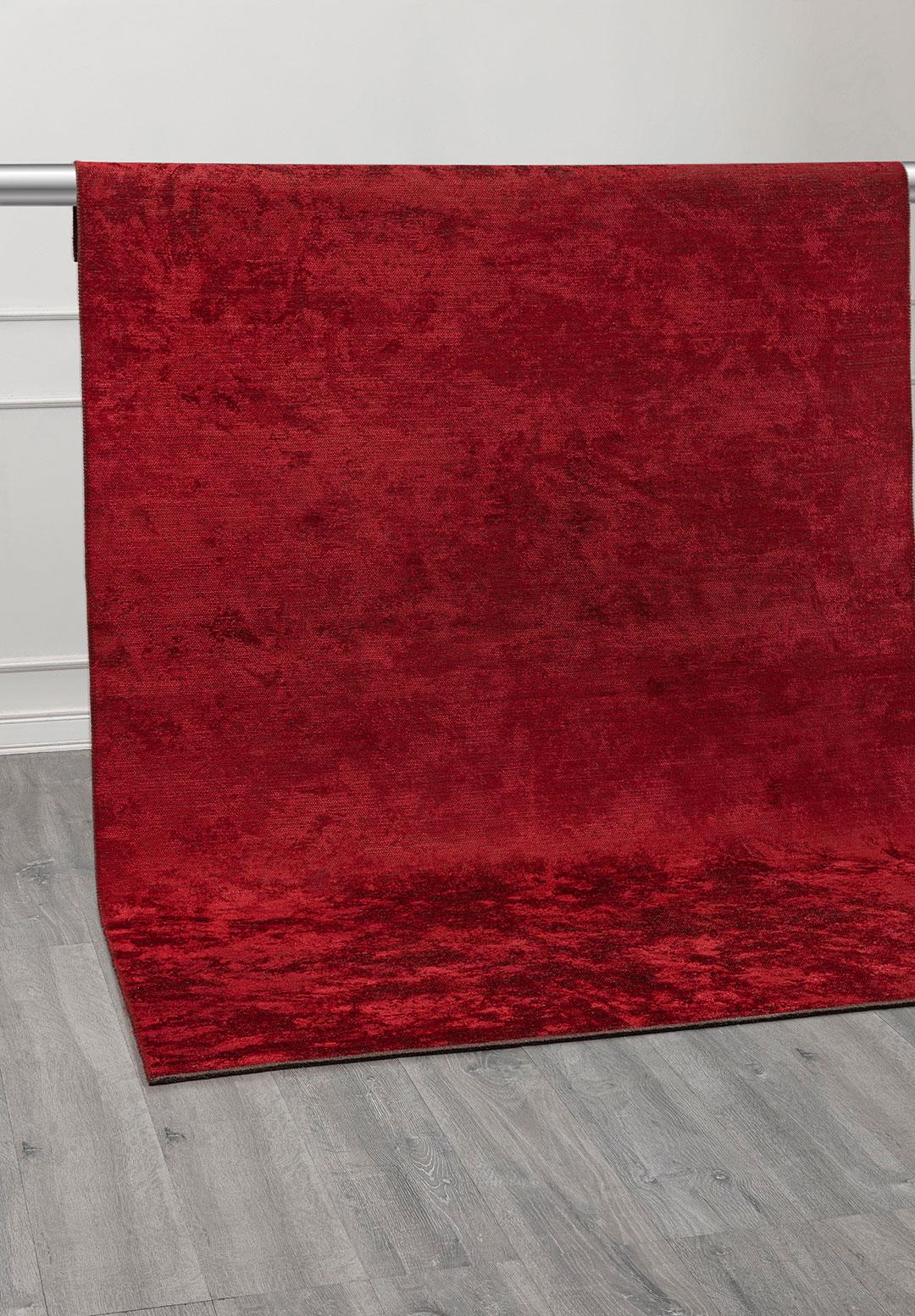 PLAIN RED (C) RUG