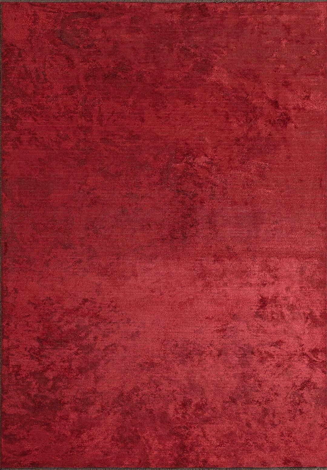 PLAIN RED (C) RUG