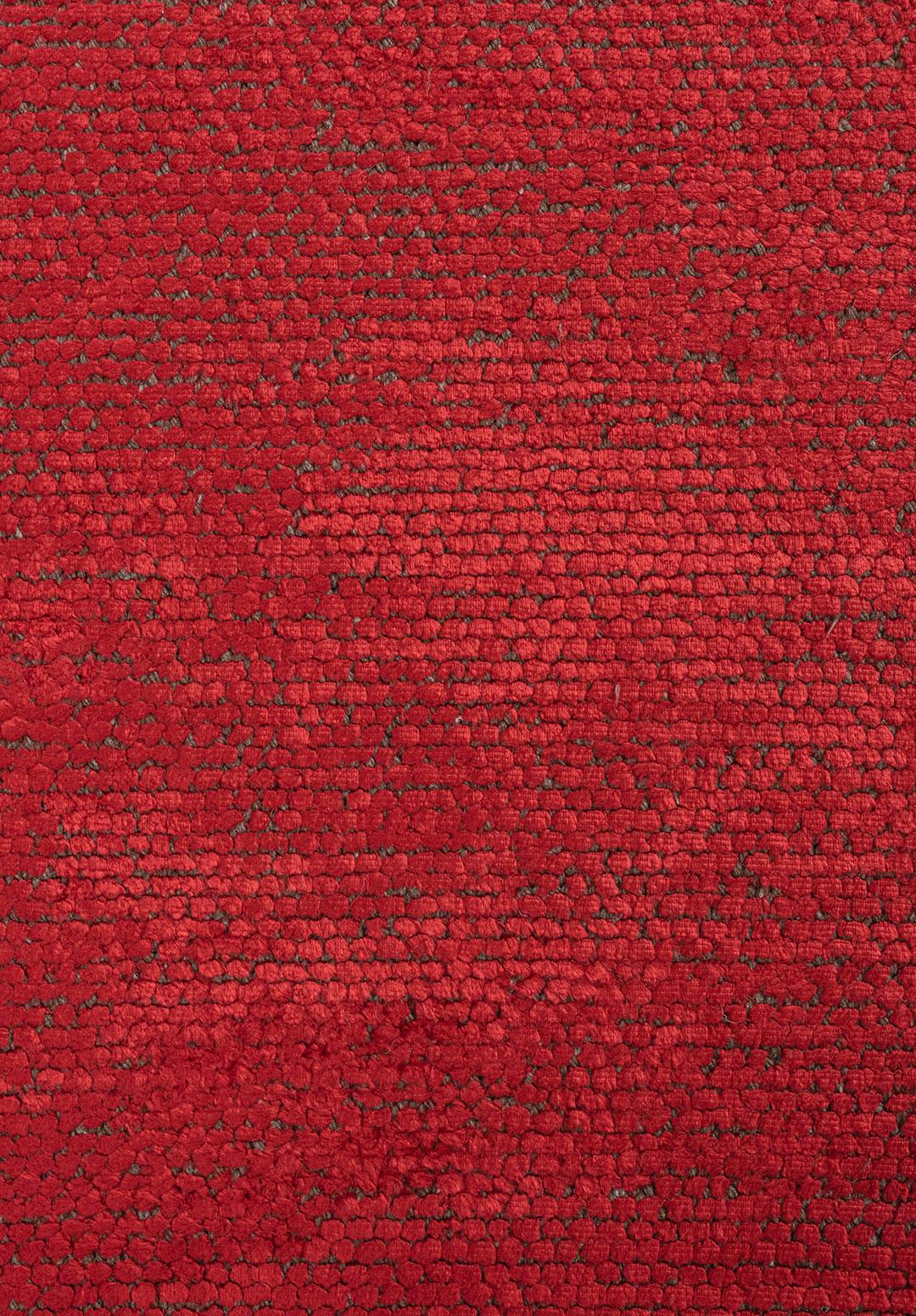 PLAIN RED (C) RUG