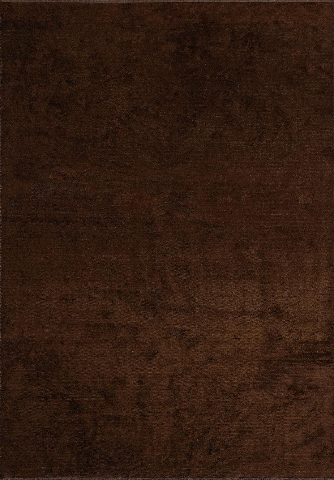 PLAIN DARK BROWN (C) RUG
