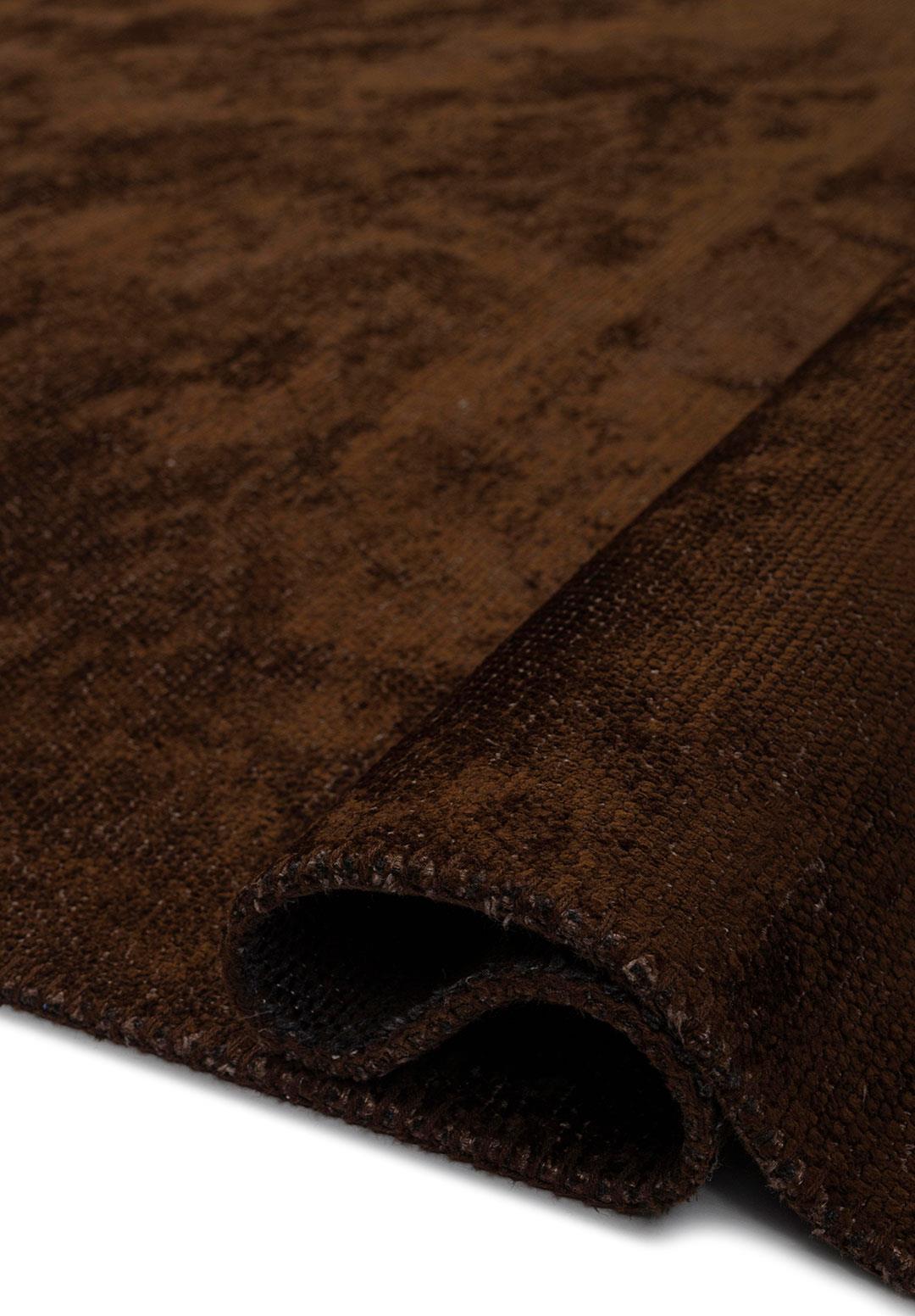 PLAIN DARK BROWN (C) RUG