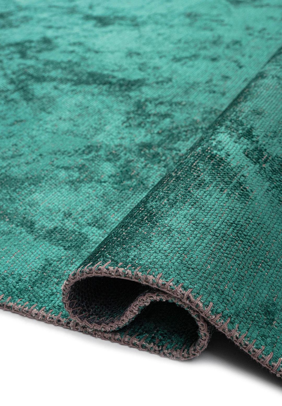PLAIN DARK GREEN (M) RUG