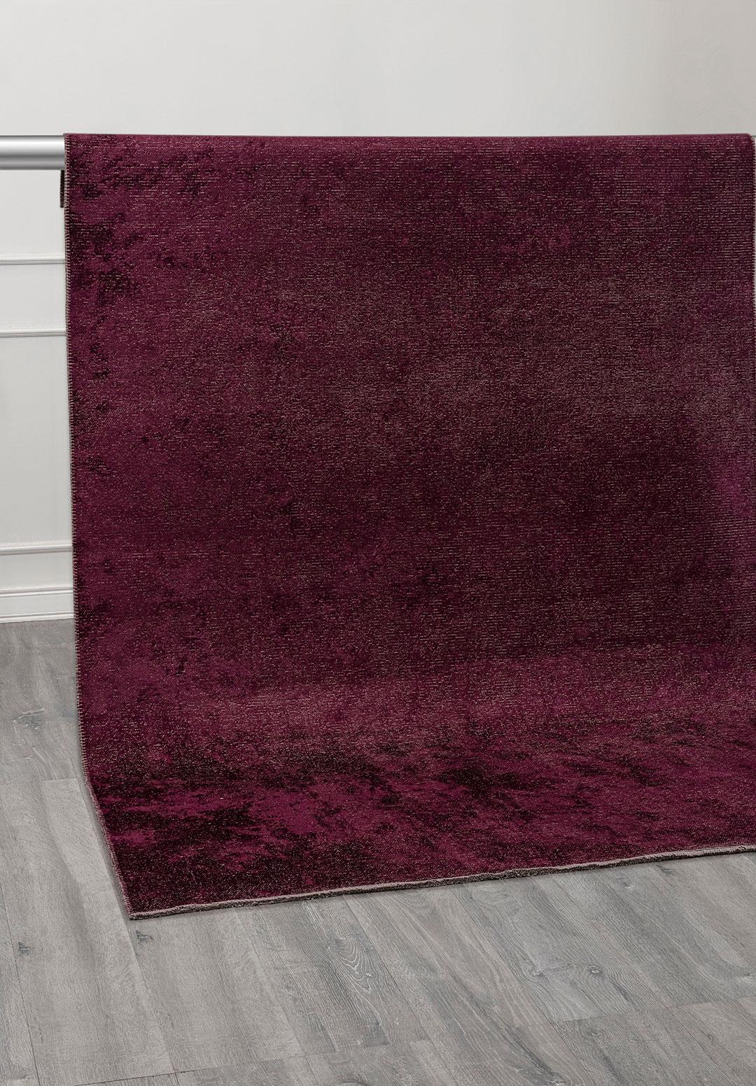 PLAIN DARK DAMSON (M) RUG