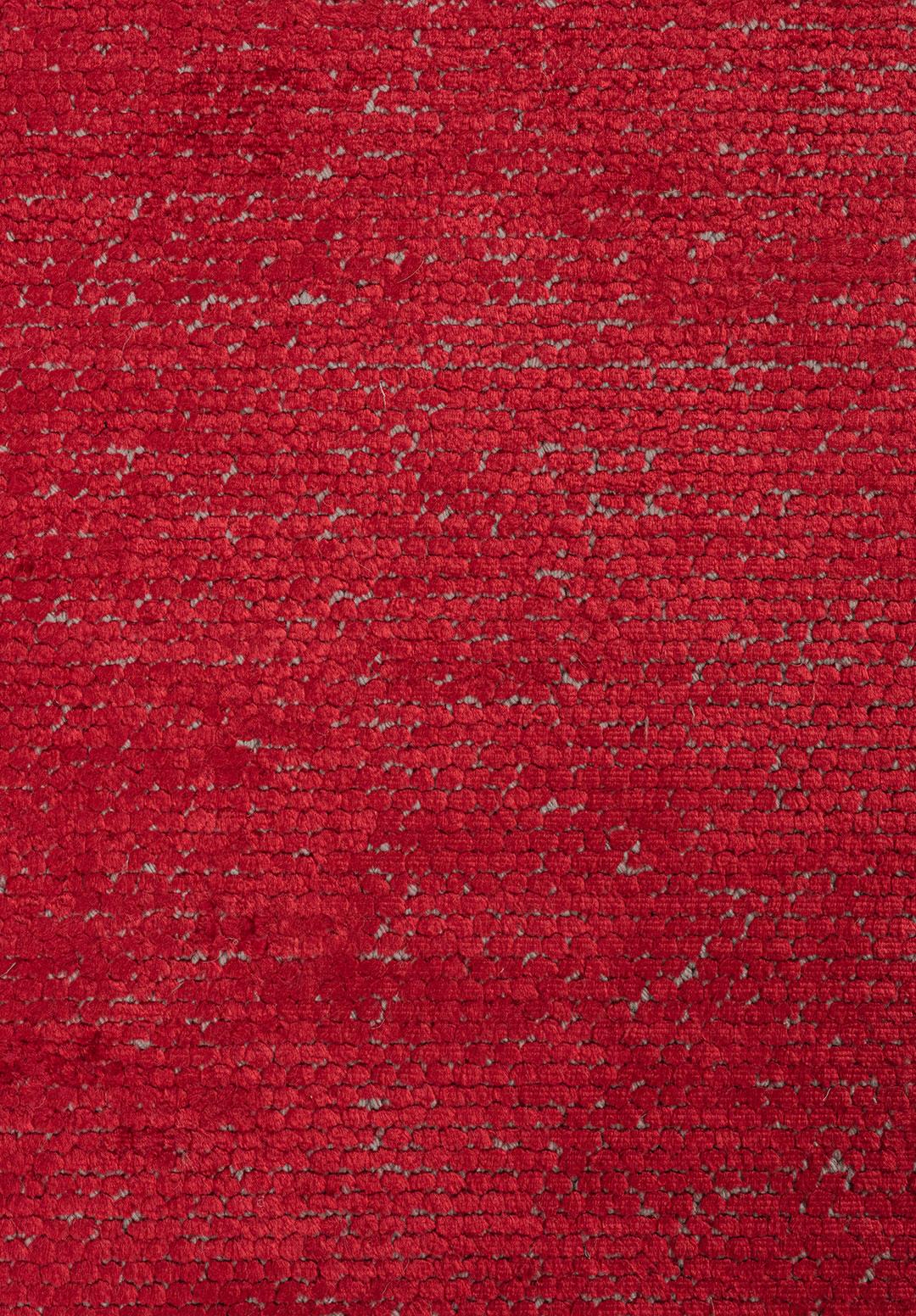 PLAIN RED (M) RUG