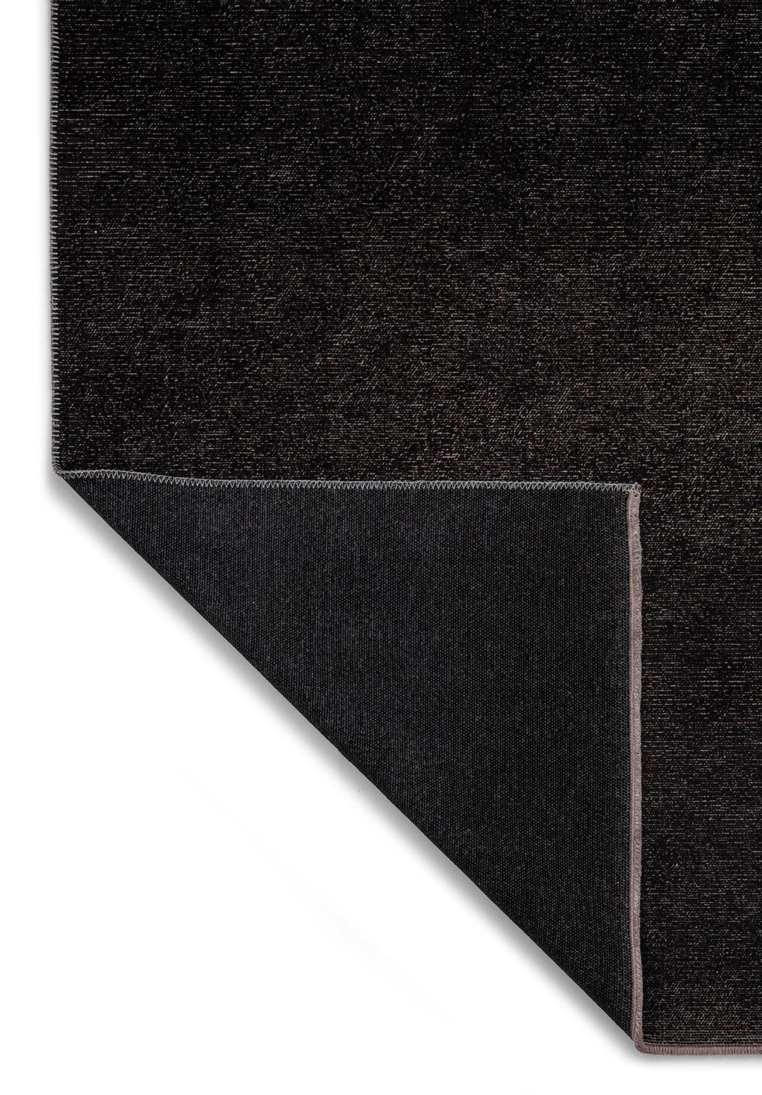 PLAIN BLACK (M) RUG