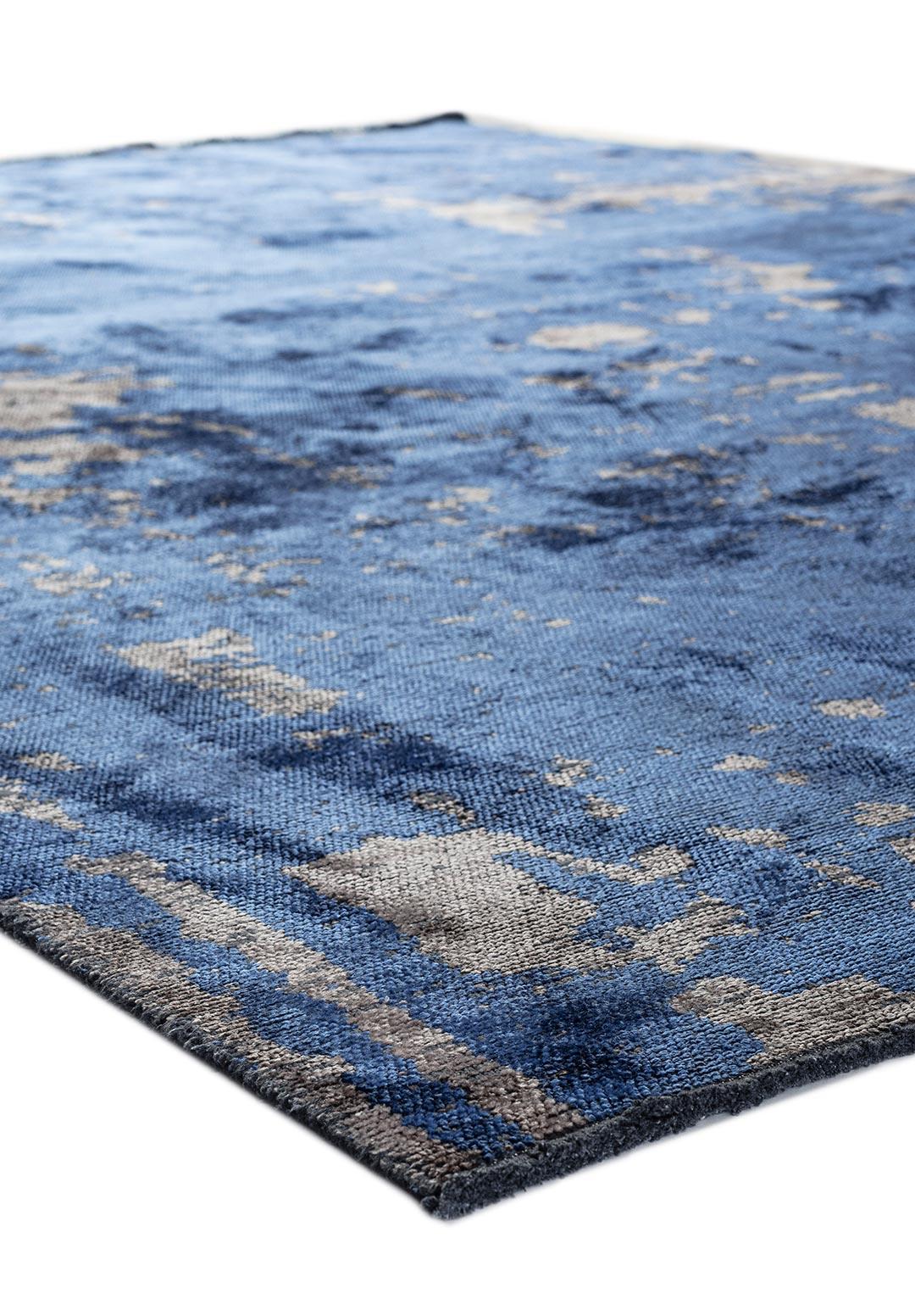 VERONA DARK GREY - NAVY BLUE RUG