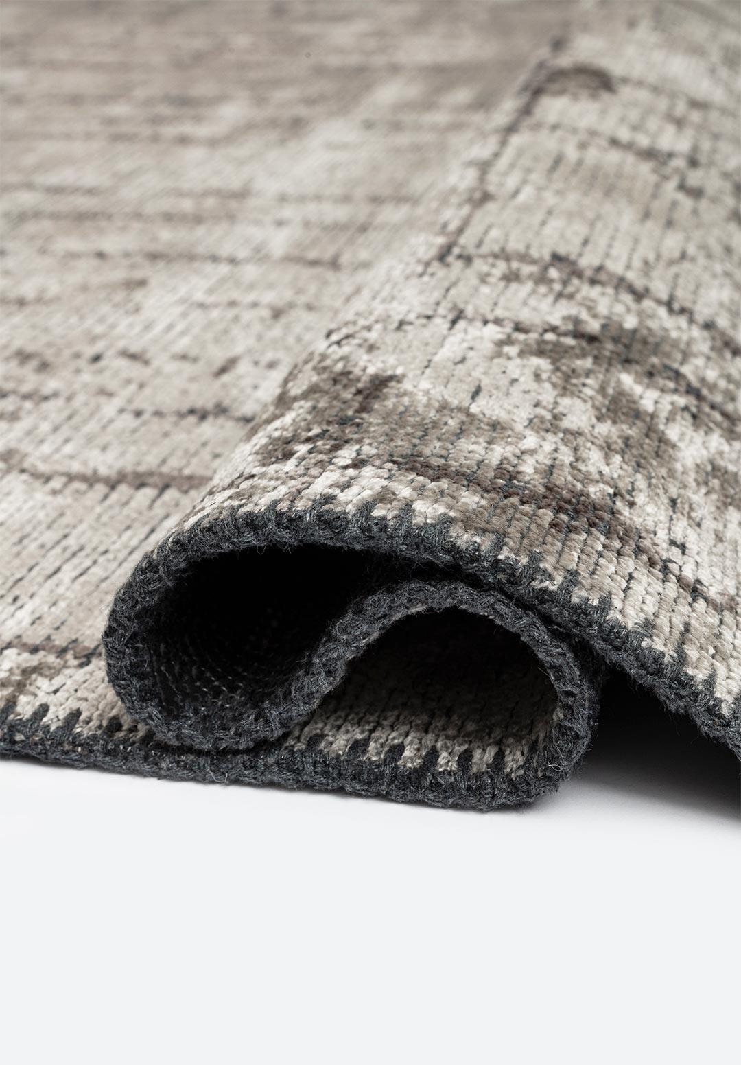 PISA DARK GREY - CREAM RUG