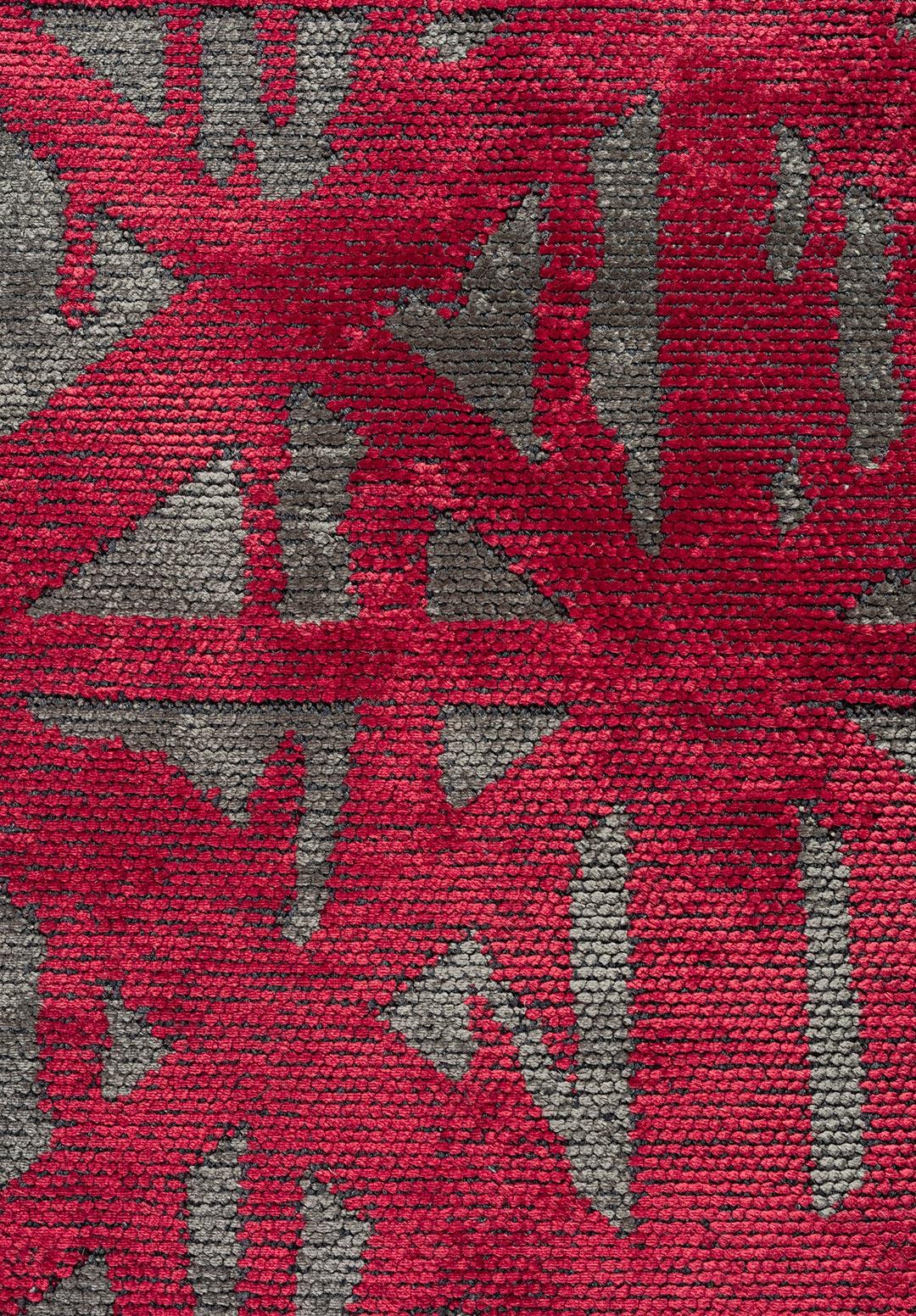 TORINO ANTHRACITE - RED RUG
