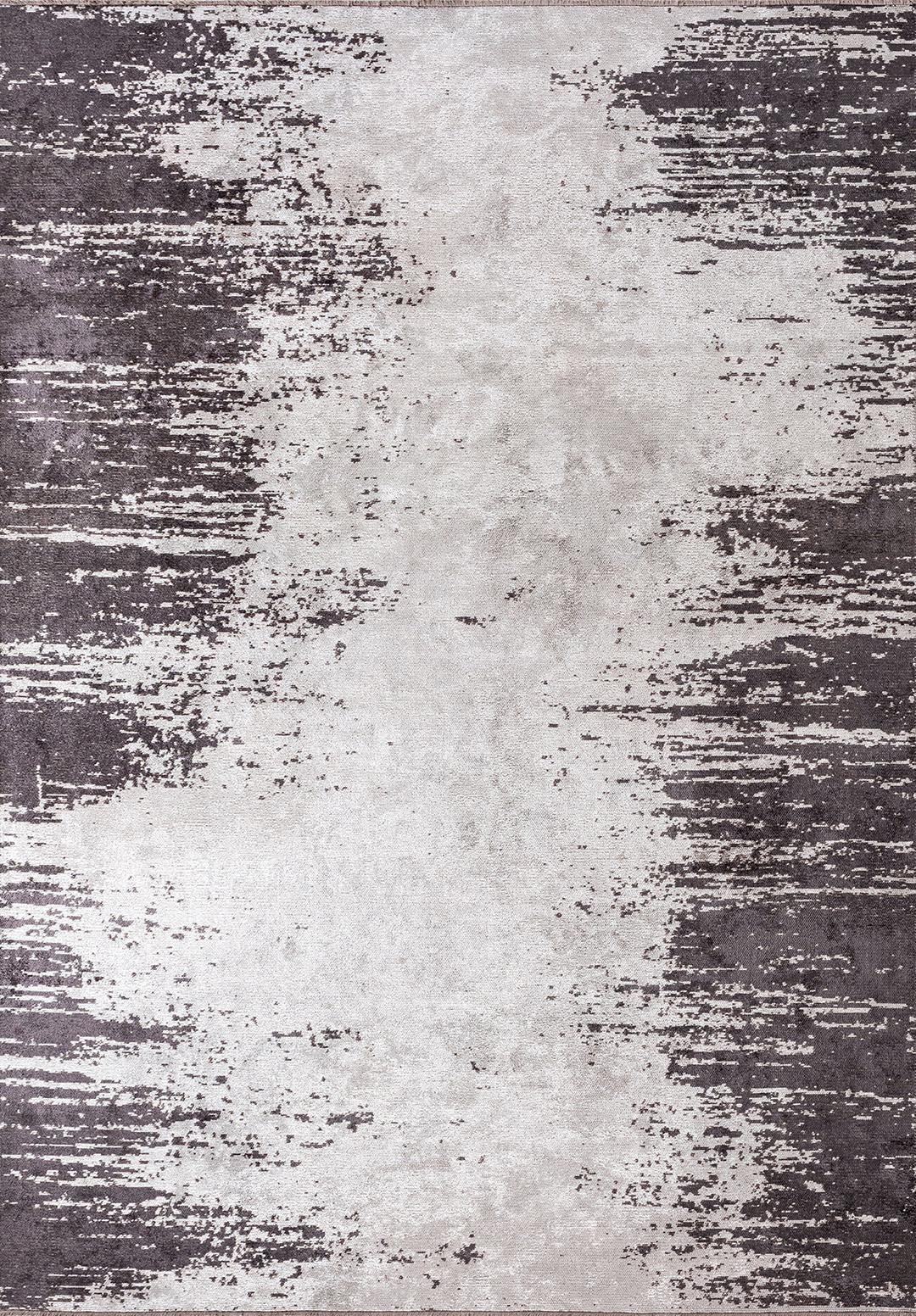STREAM CHARCOAL - BONE RUG